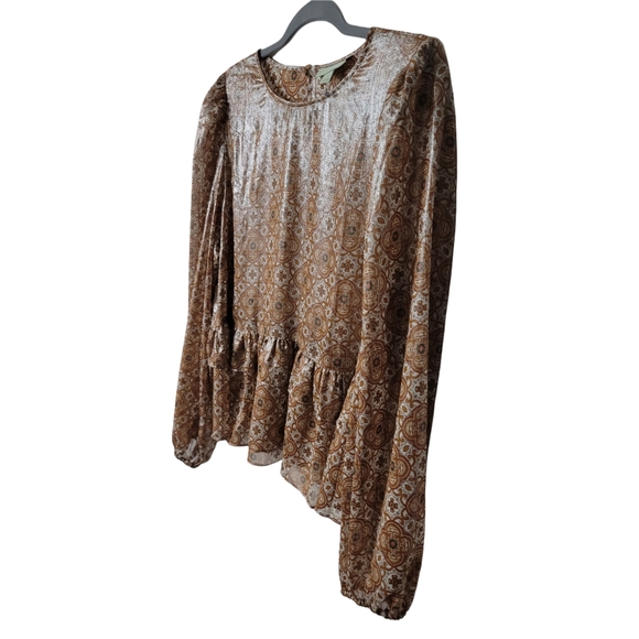 Ryegrass Long-Sleeve Peasant Style Blouse Size XL - Picture 3 of 6